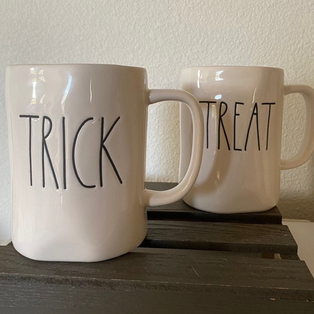 Rae Dunn “Trick” & “Treat” Mug Set